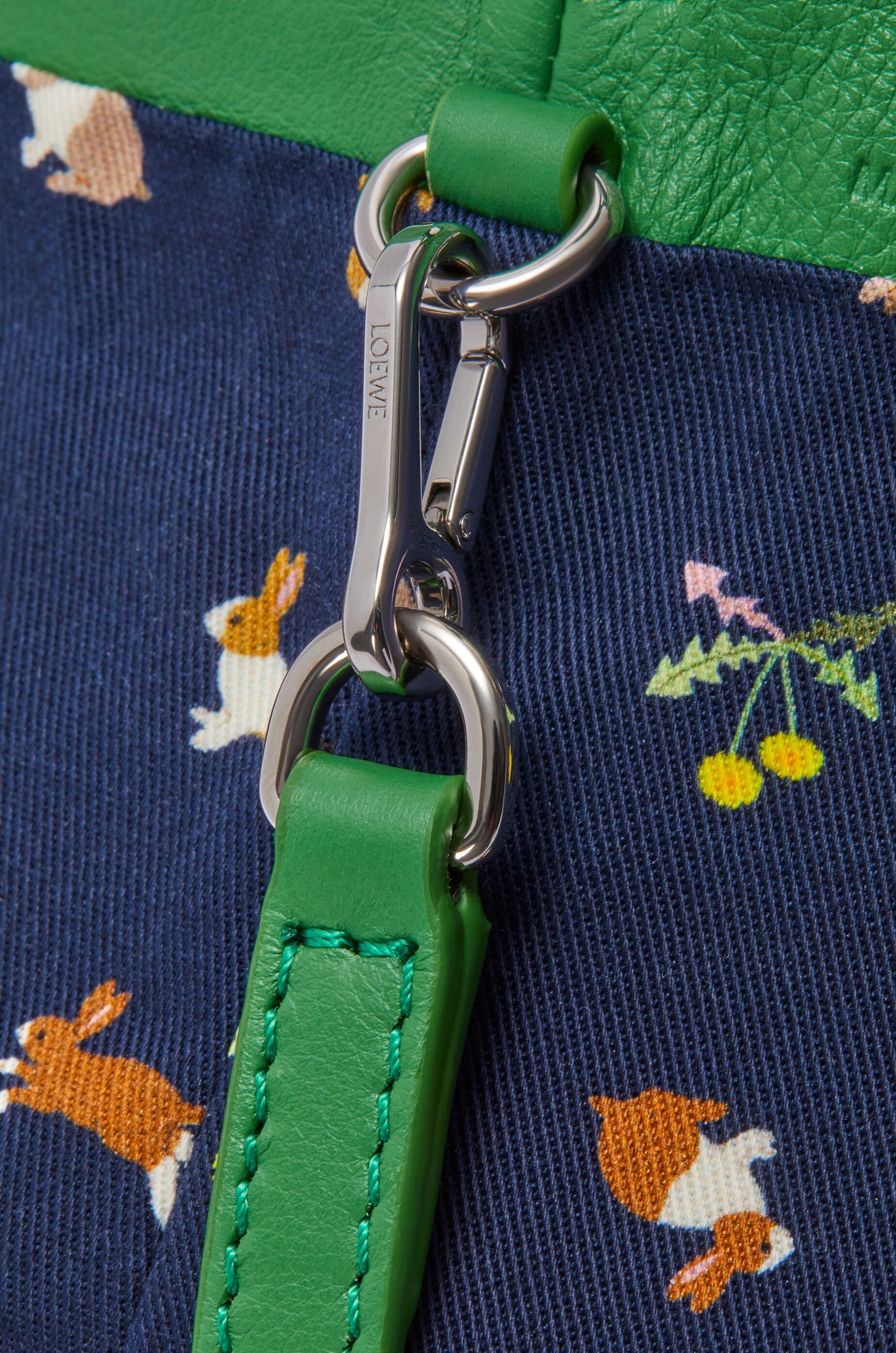 Bunny mini Flamenco clutch in nappa calfskin - 8