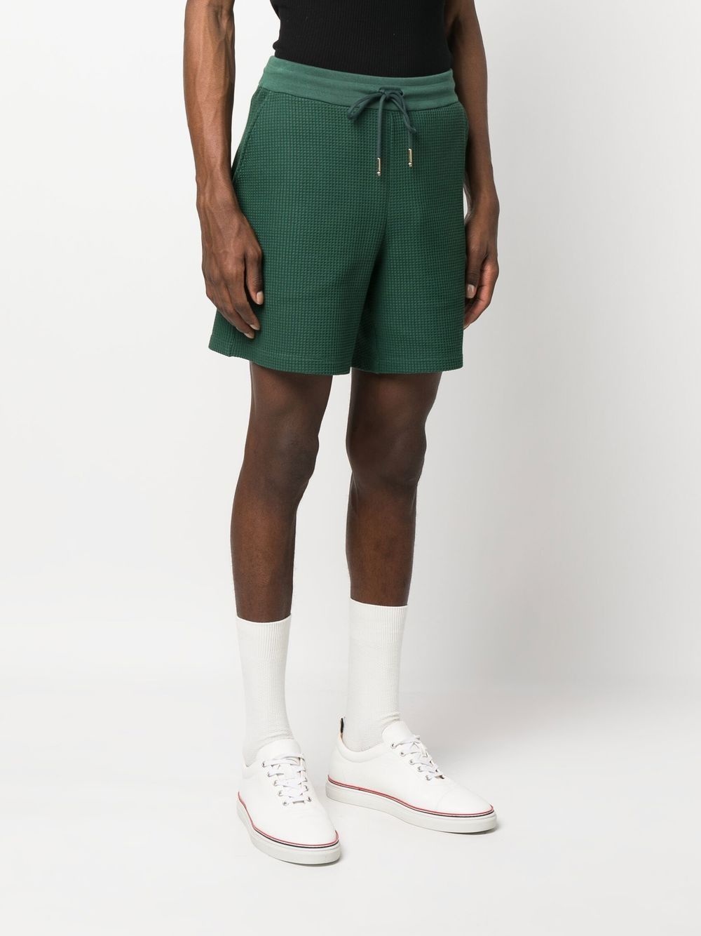 mid-thigh cotton shorts - 3