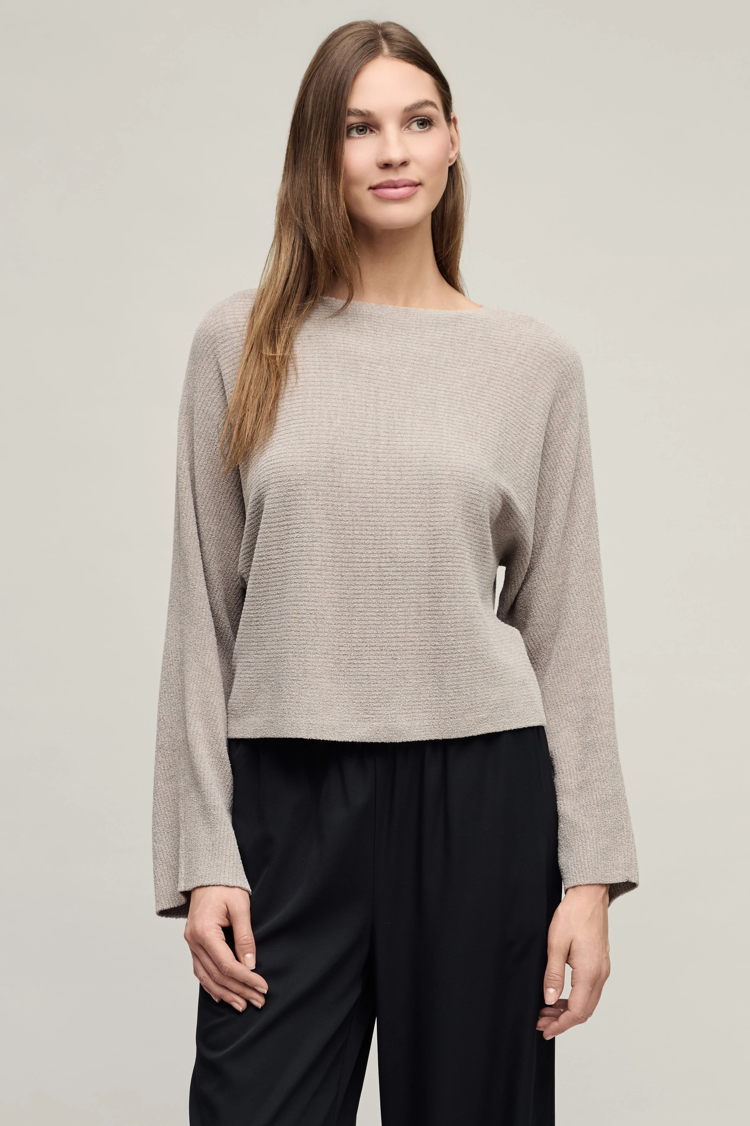 CozyChic Ultra Lite® Horizontal Rib Dolman - 1