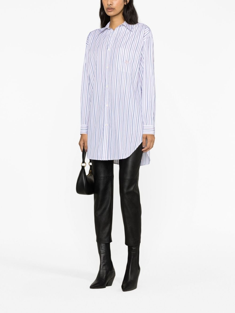 striped cotton shirt - 1