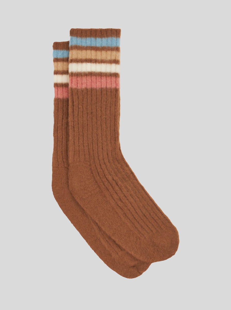 SHORT SOCKS WITH STRIPES - 1