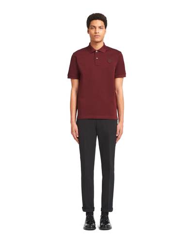 Prada Piqué polo shirt outlook