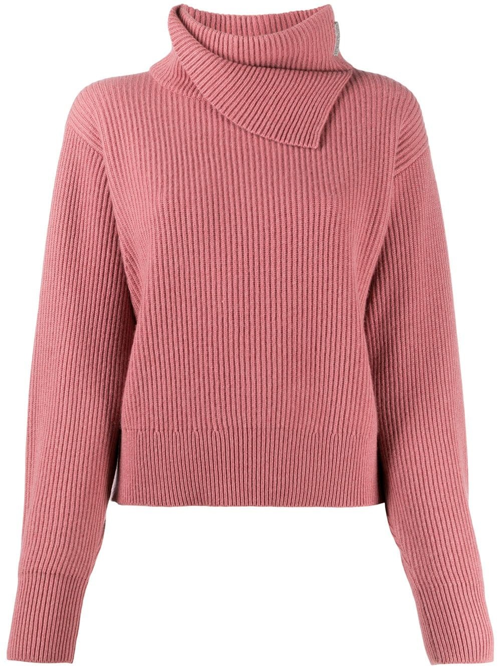 cashmere roll-neck jumper - 1