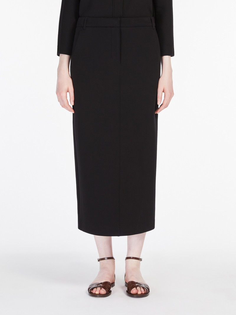 COMO Scuba jersey pencil skirt 3