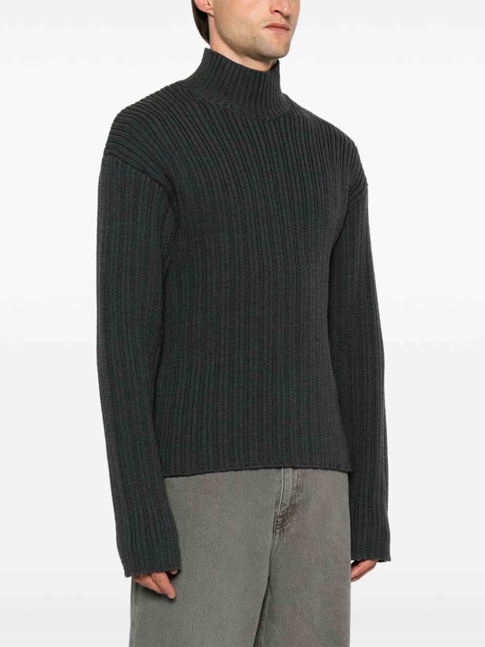 funnel neck sweater - 3