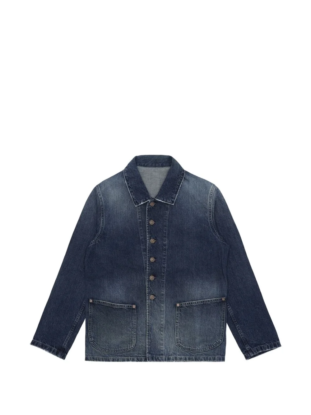 Clays patch-pocket denim jacket - 1