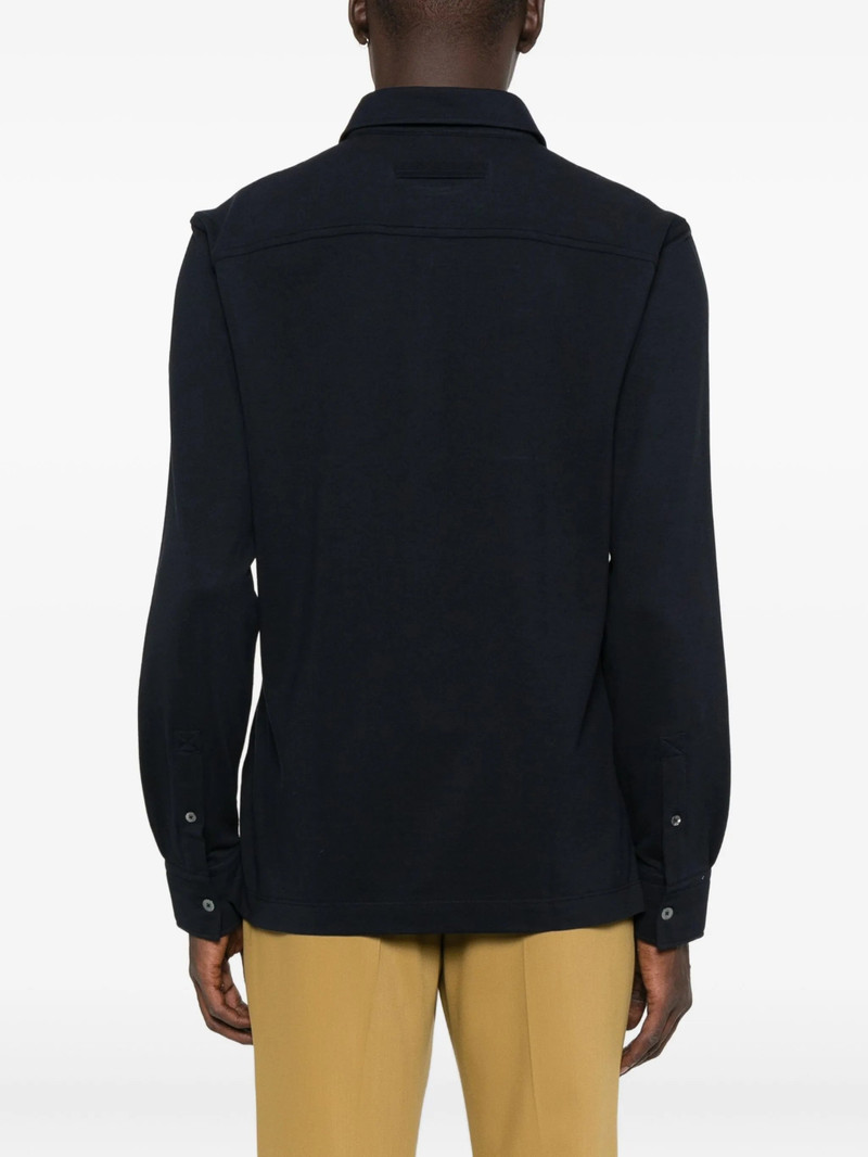 ZEGNA Zegna Long-sleeve Polo Shirt outlook