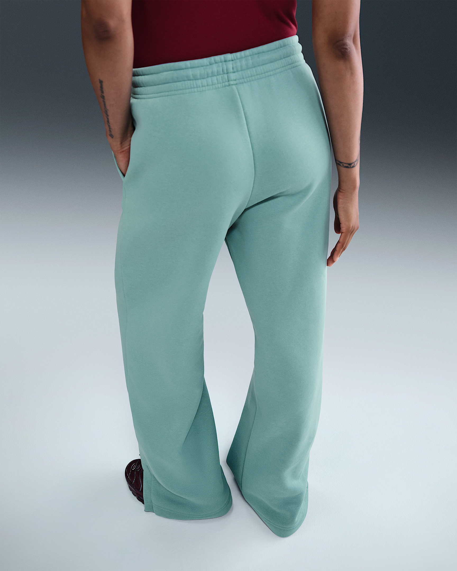 Nike Sportswear Phoenix Fleece Women's High-Waisted Wide-Leg Pants - 3
