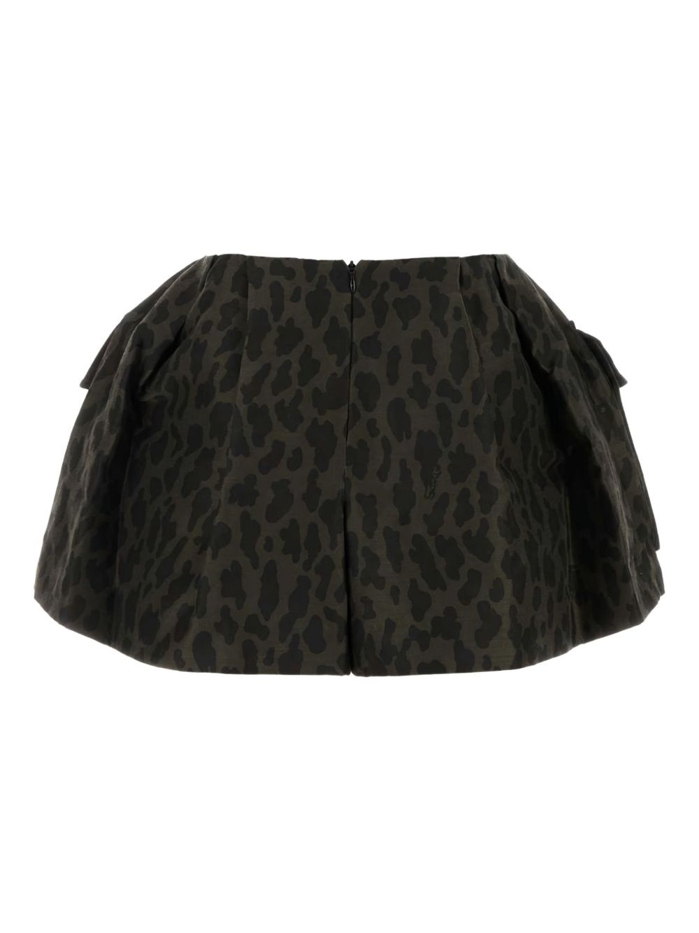 animal-print mini skirt - 2