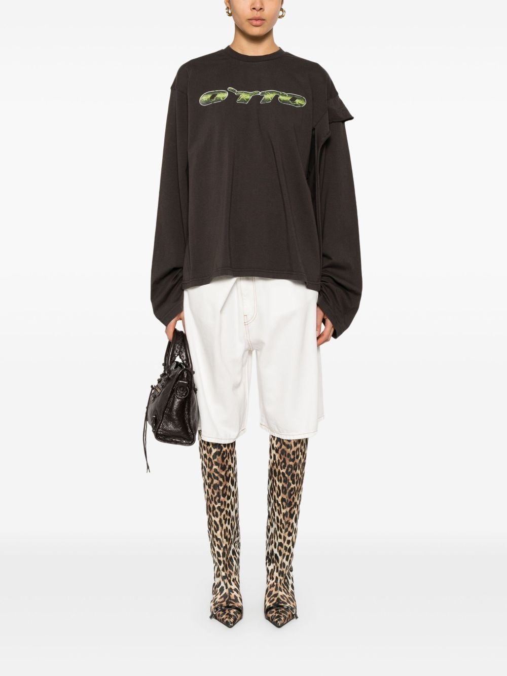 logo-print T-shirt - 2