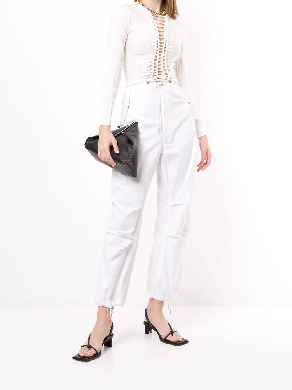 parachute loose-fit trousers - 2