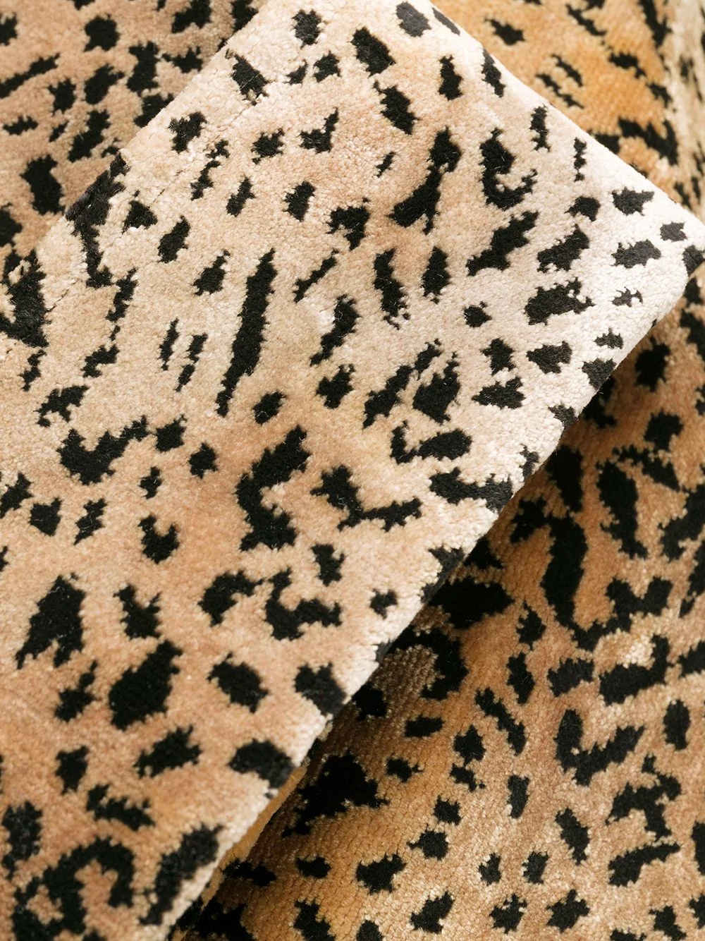 animal-print jacquard peacoat - 7