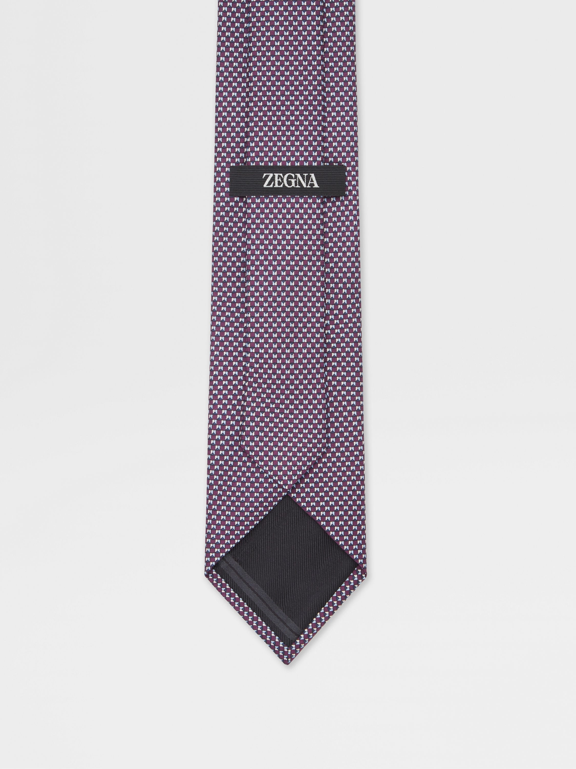 VIOLET SILK TIE - 3
