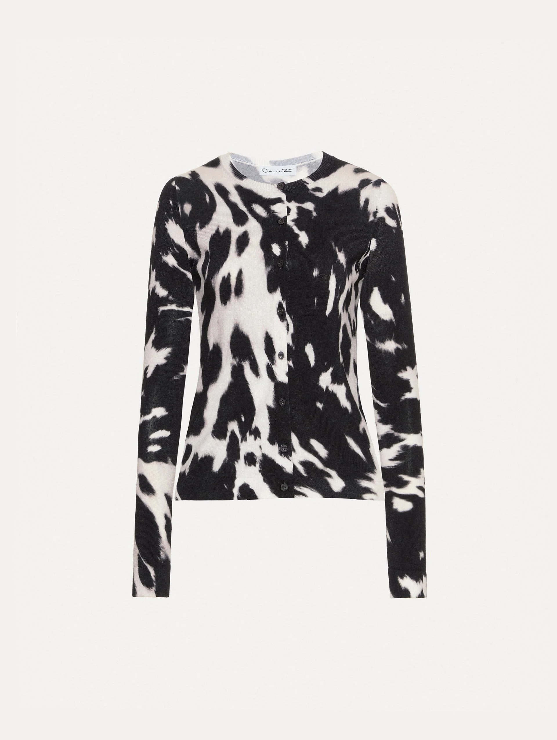 COWHIDE PRINTED CARDIGAN - 1