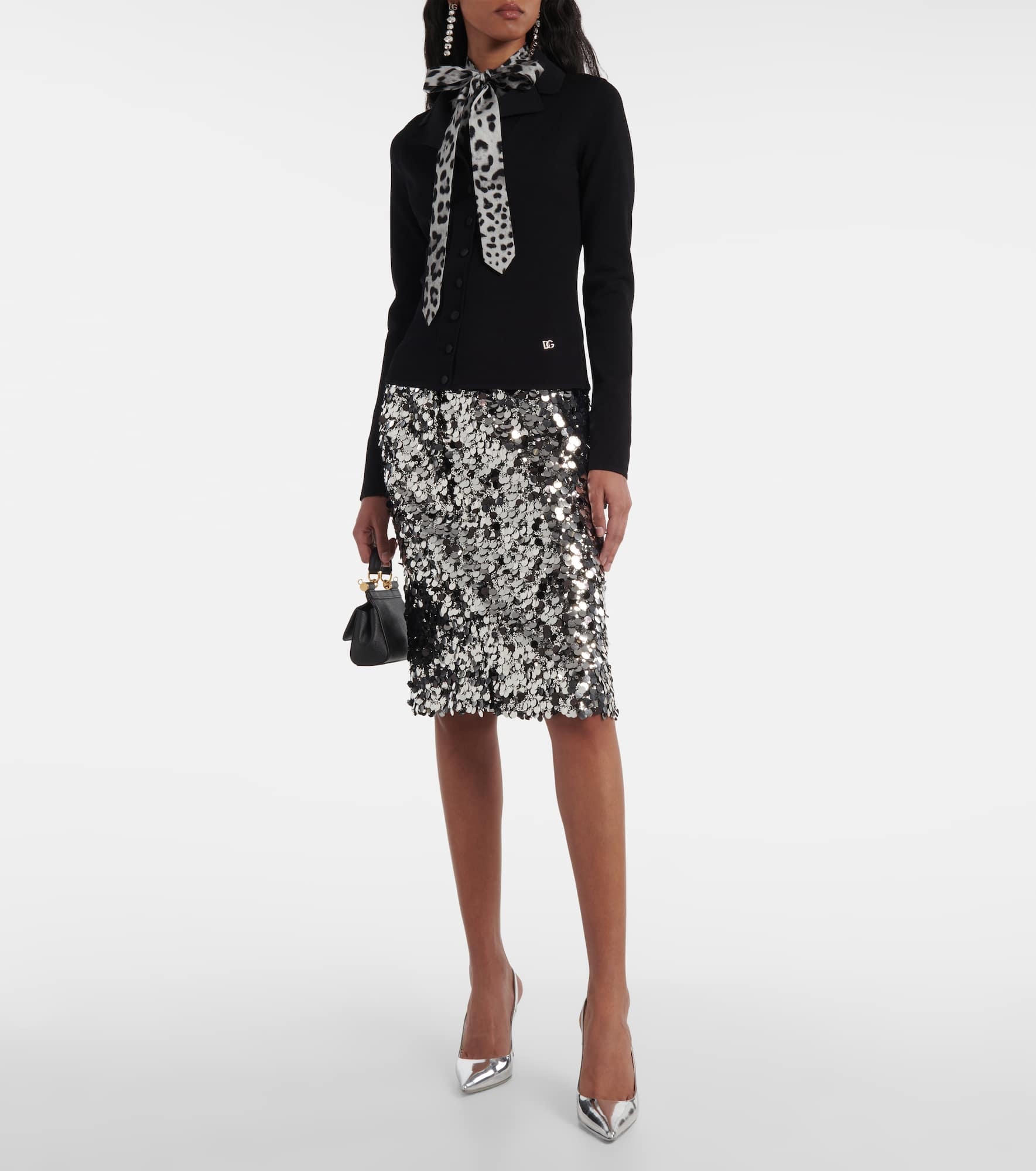 Leopard-print silk-blend shirt - 2