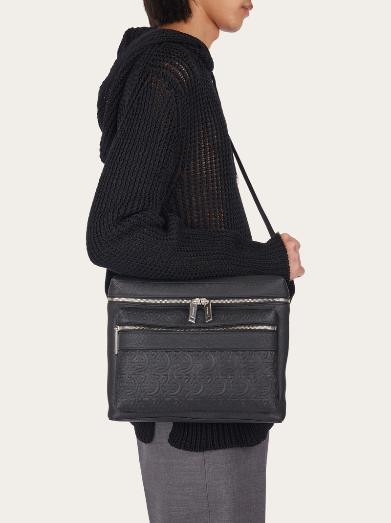 FERRAGAMO Embossed crossbody bag outlook