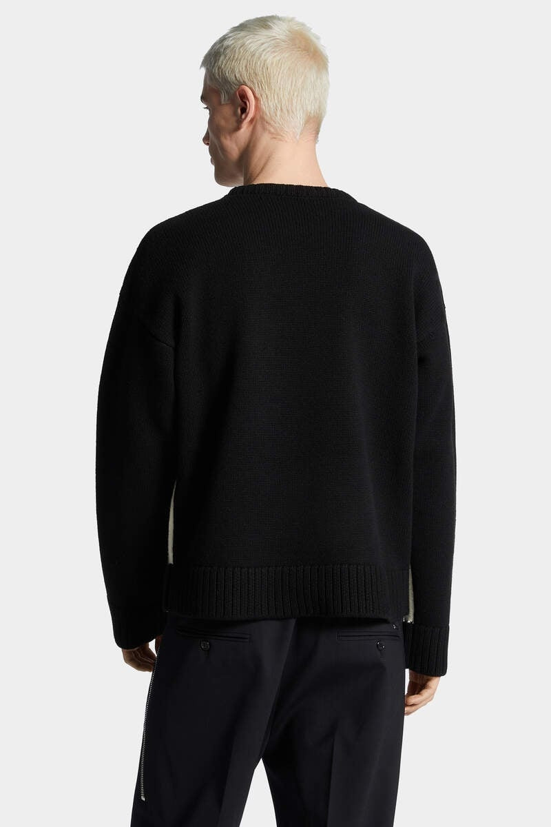 FAKE STITCH D2 KNIT SWEATER 4