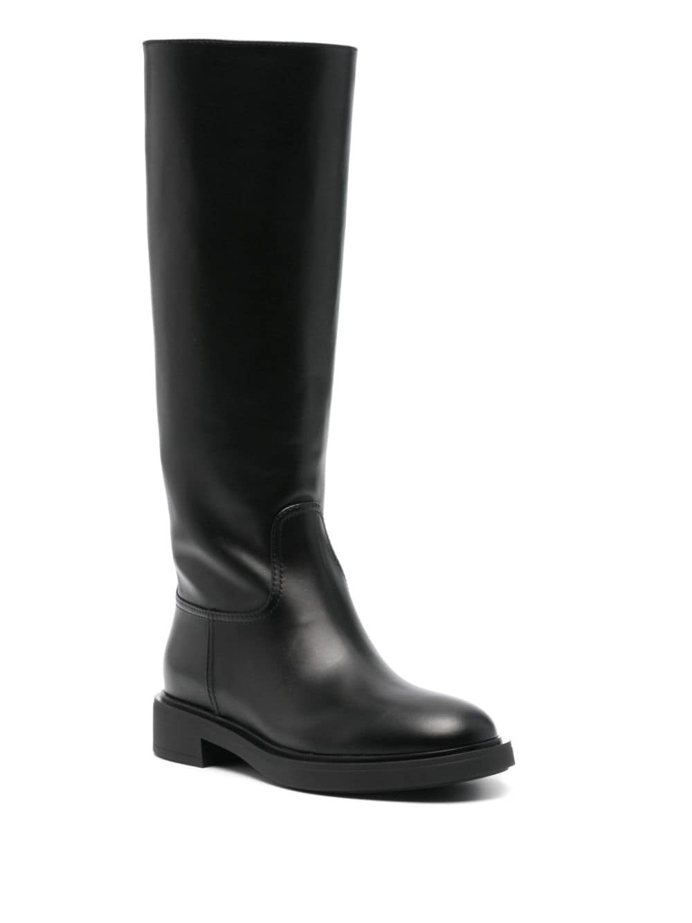 leather boots - 2