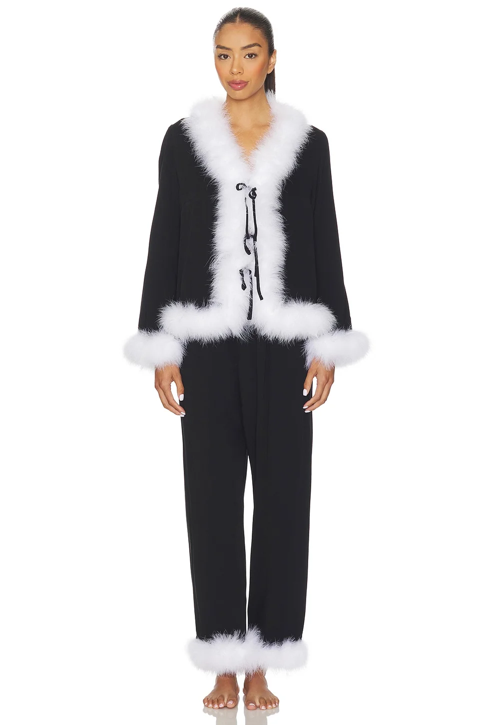 Venus in Love Blouse & Pants With Feathers - 1