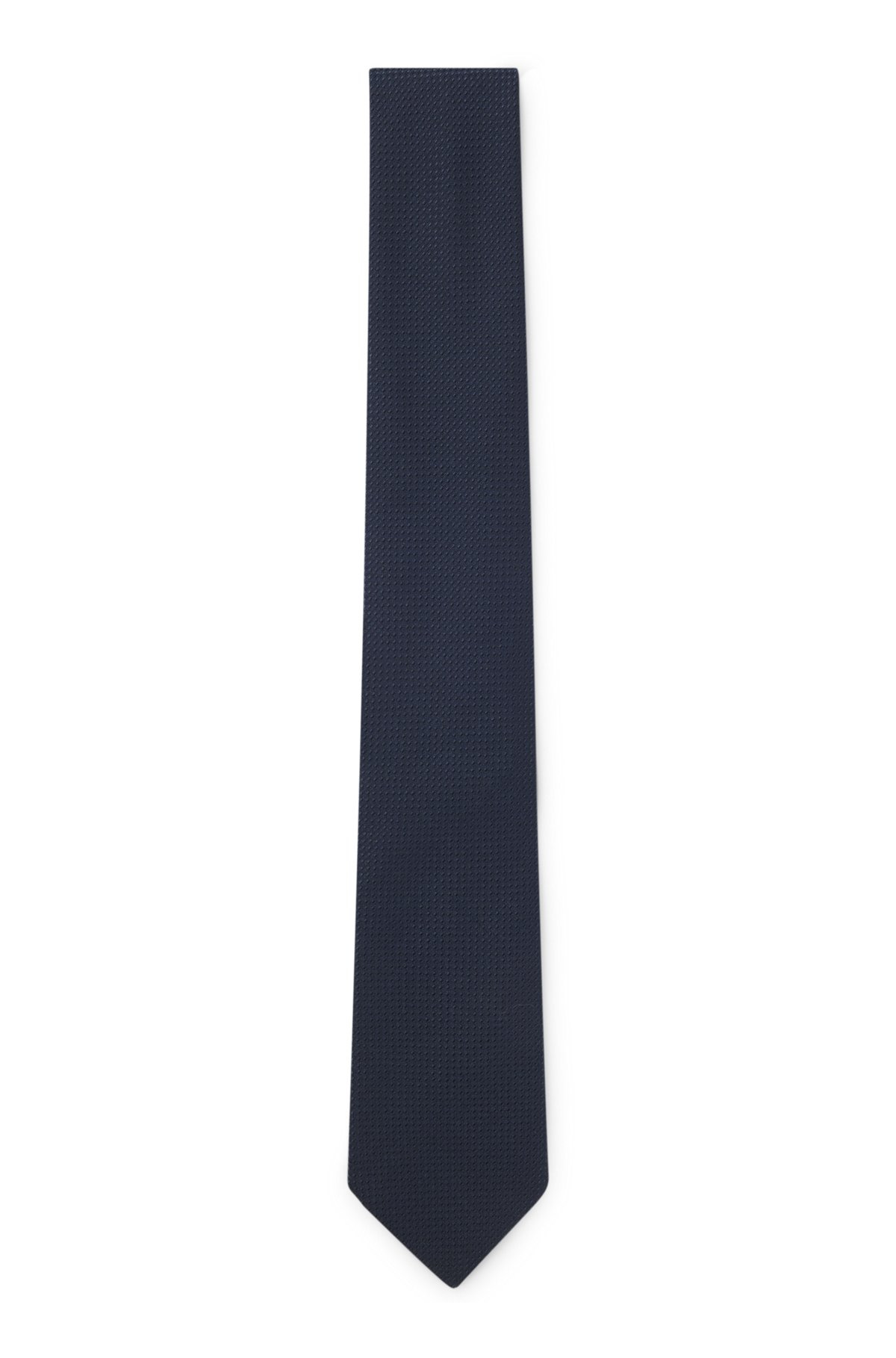 STRUCTURED TIE IN COTTON AND SILK - 1