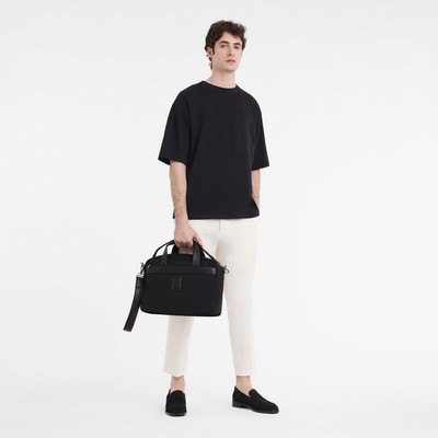 Longchamp Boxford S Travel bag Black - Canvas outlook