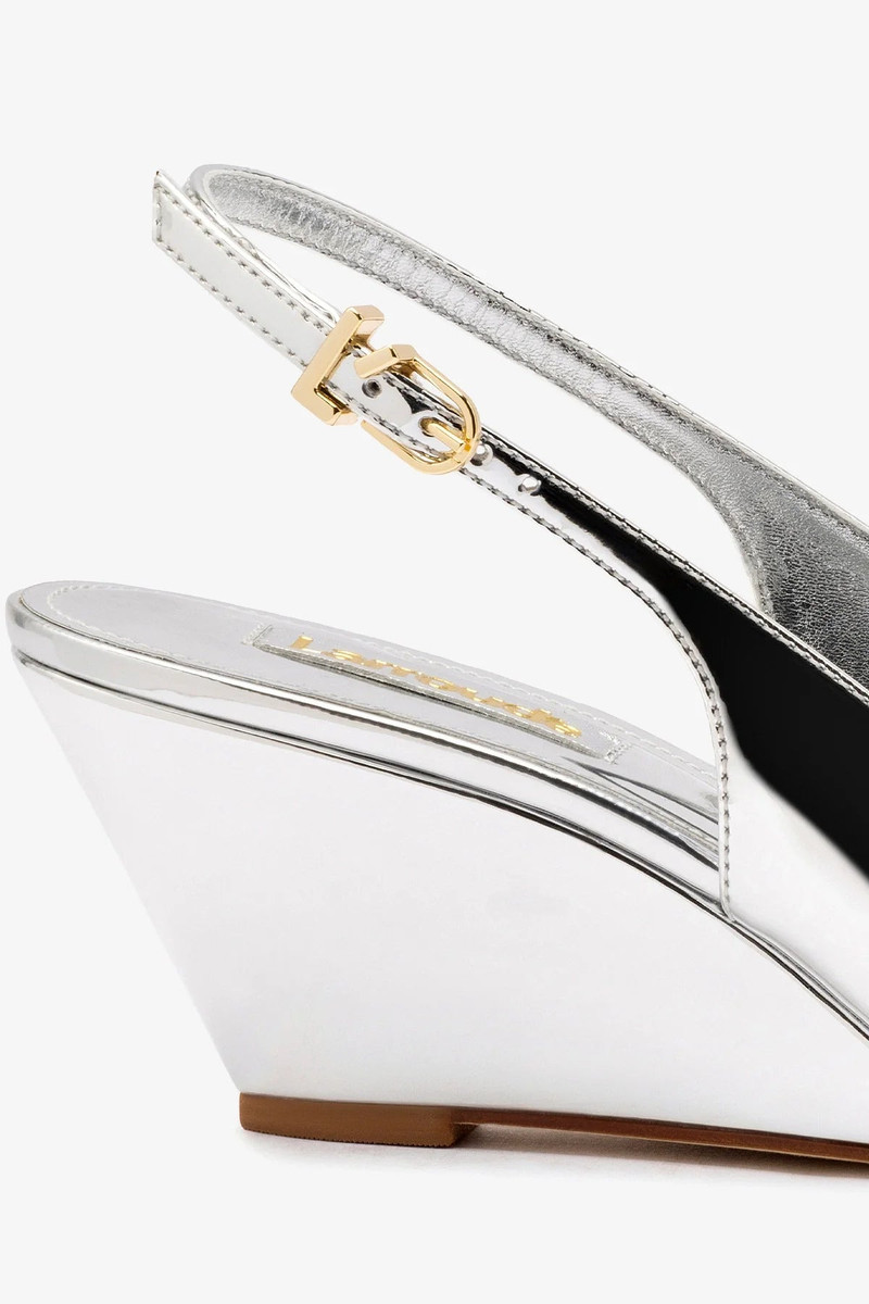 Loulou Pump In Silver Specchio 5