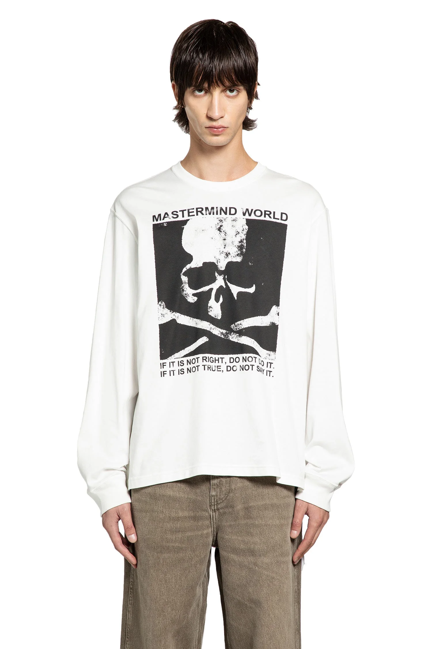 Mastermind World Man White T-shirts & Tank Tops - 1