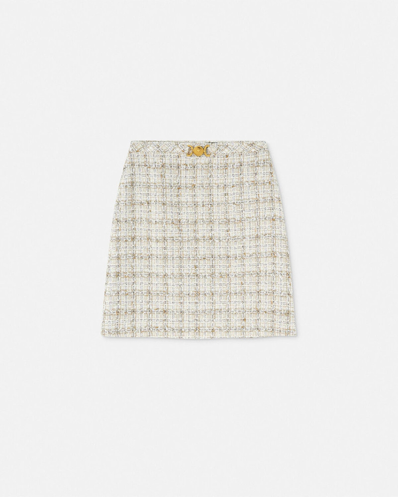 Tweed A-line Mini Skirt - 1