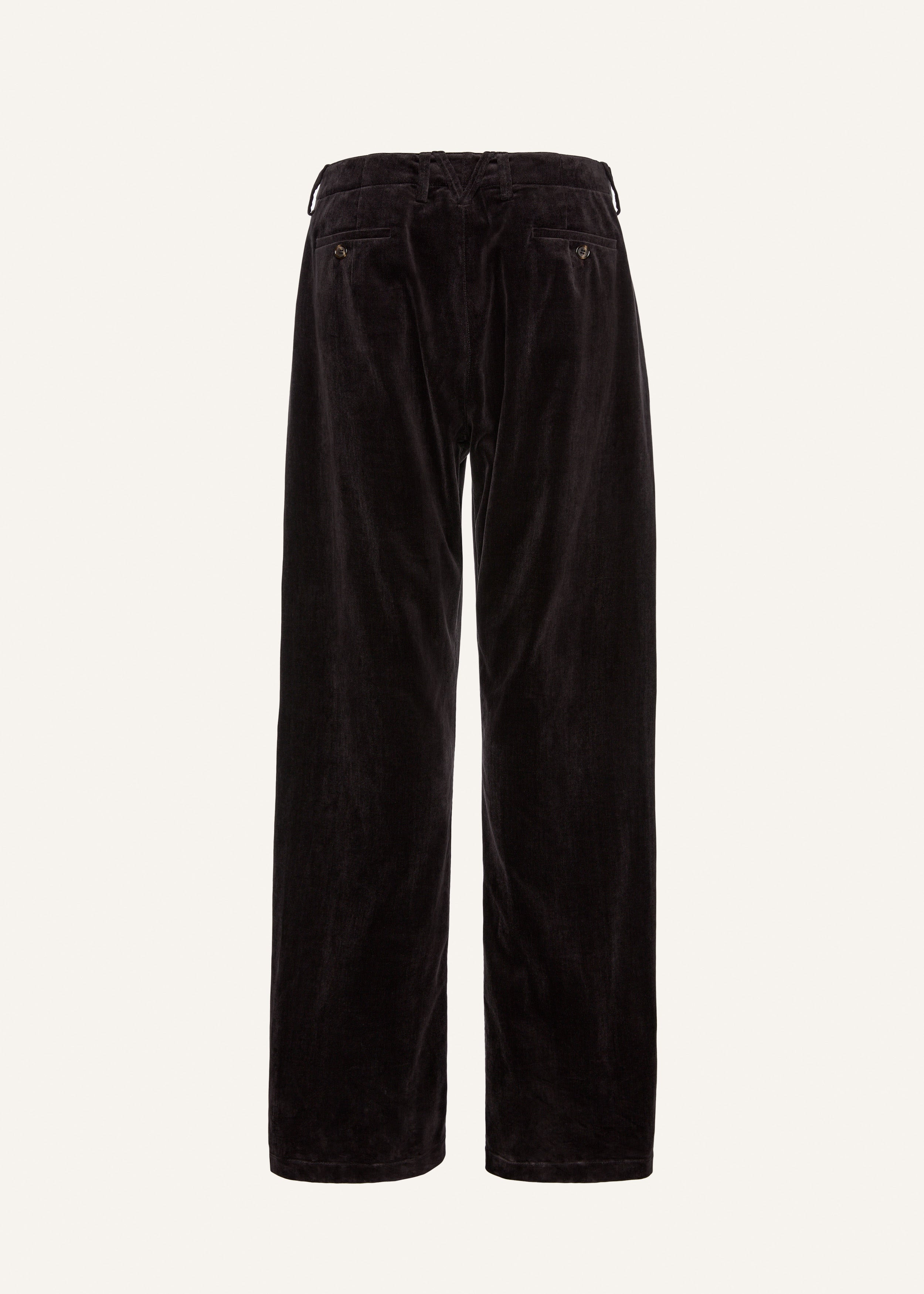 Wide-leg corduroy trousers in brown - 2