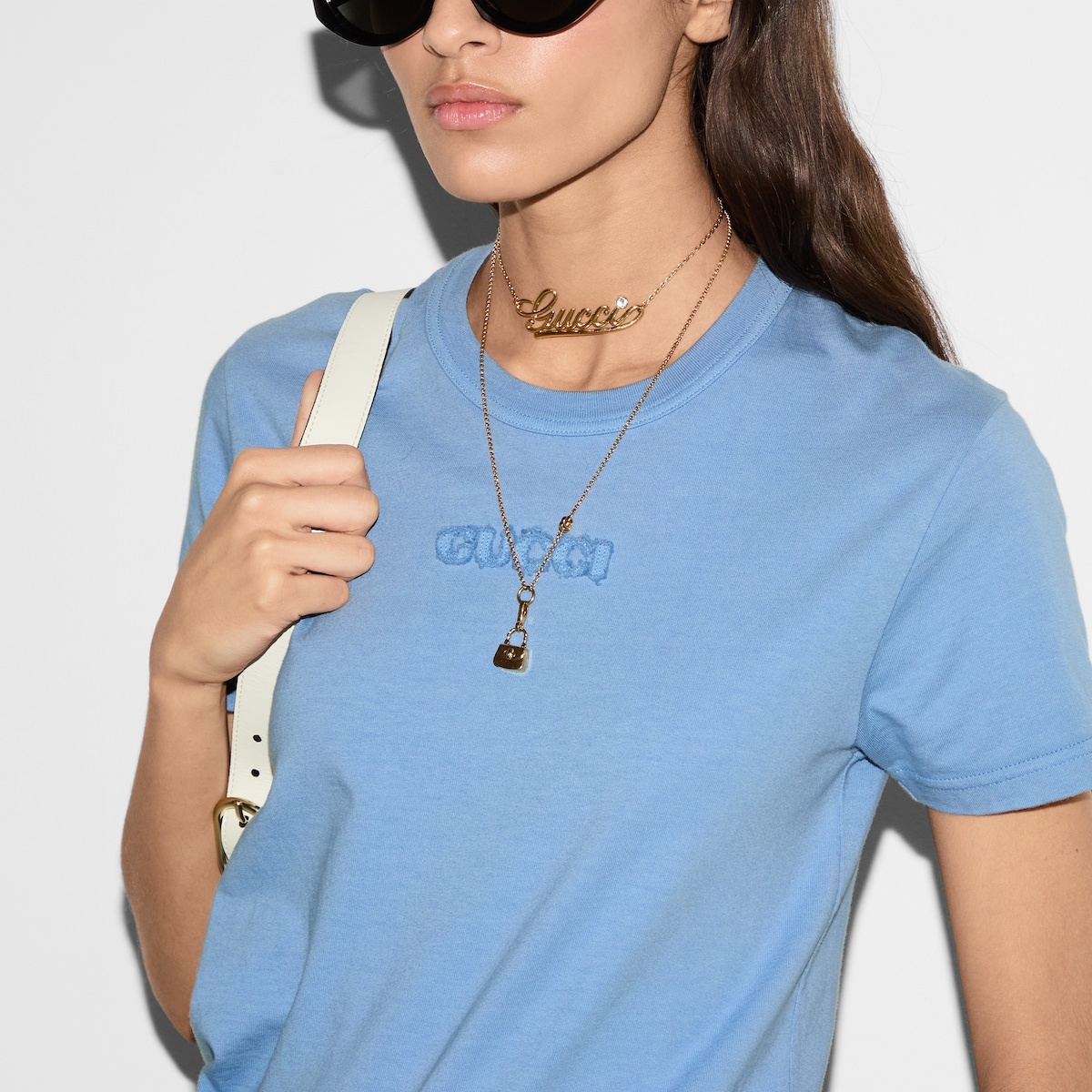 Embroidered cotton jersey T-shirt - 5