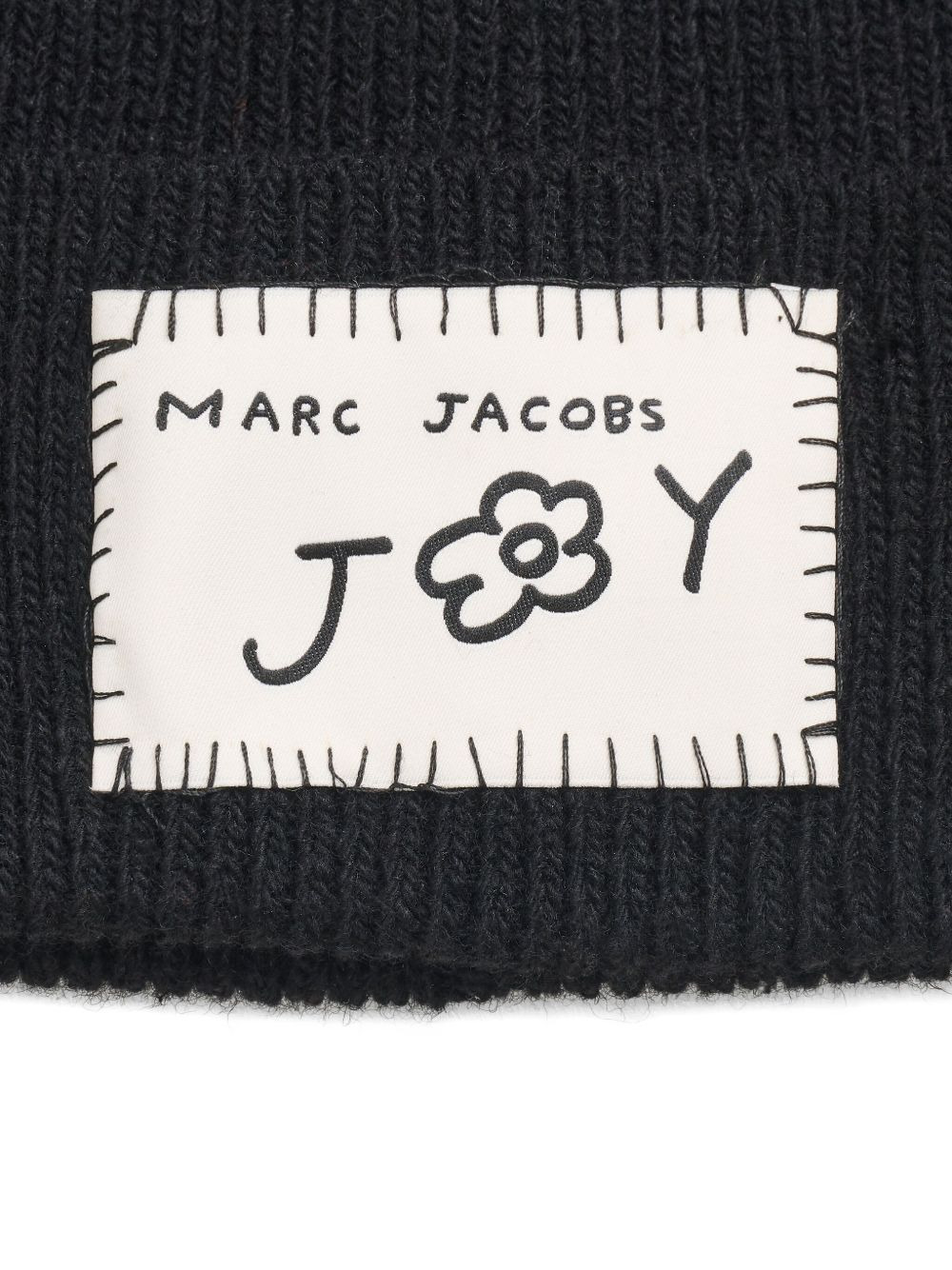 logo-patch beanie - 3