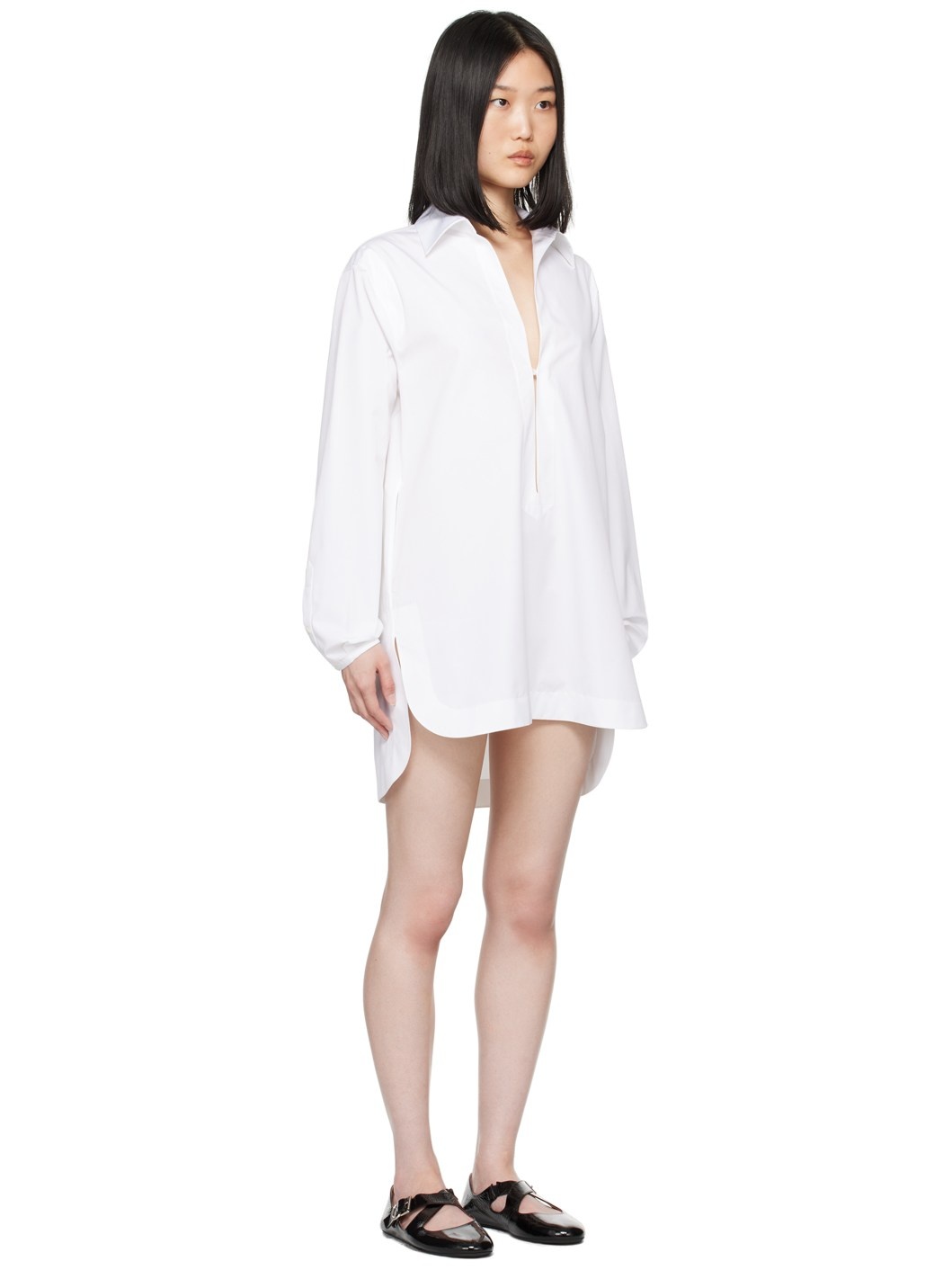 White Tunic Minidress - 2