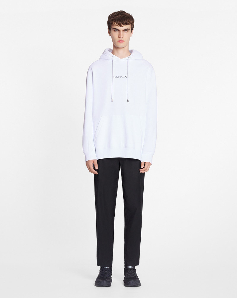 LOOSE-FITTING HOODIE WITH LANVIN LOGO 3