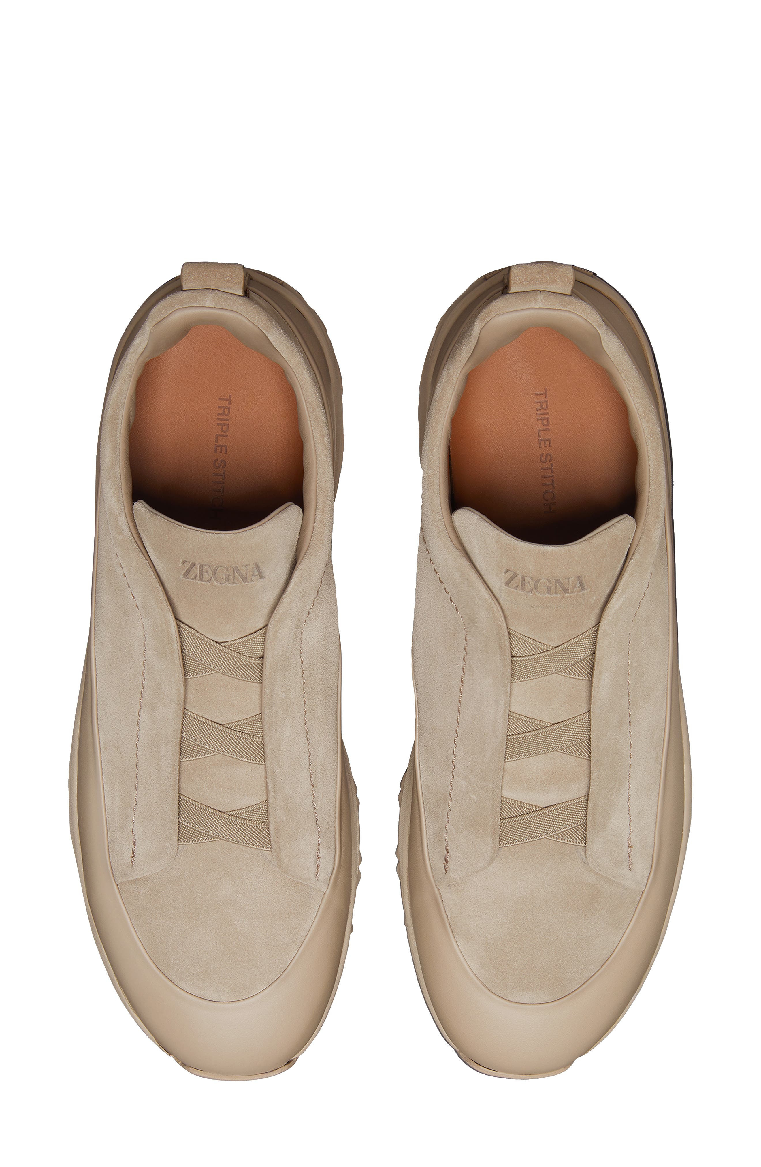 ZEGNA Triple Stitch™ Monte Sneaker in Light Taupe at Nordstrom - 5