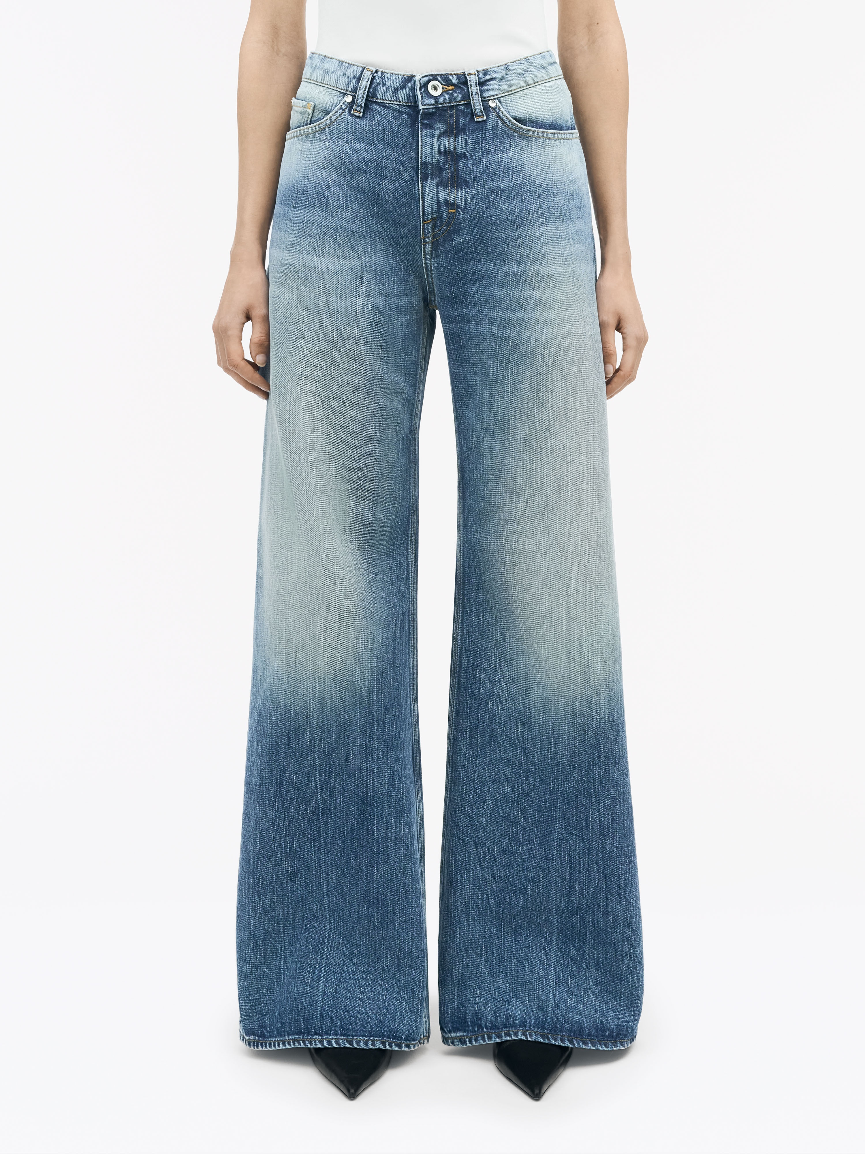 Kinne Flared Cotton Jeans - 4