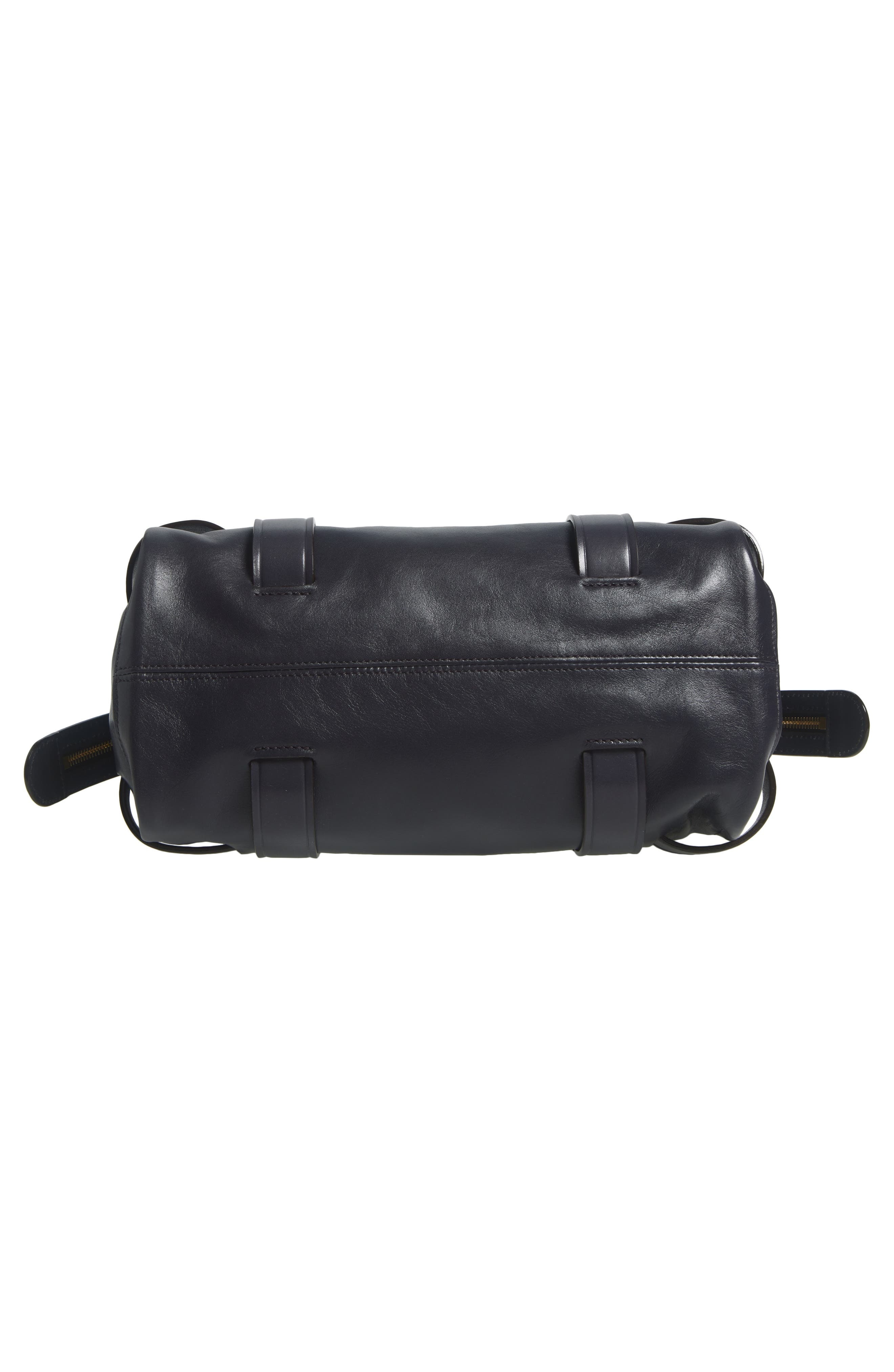 Chloé Small Kerala Leather Handbag in 44C Black Navy at Nordstrom - 6