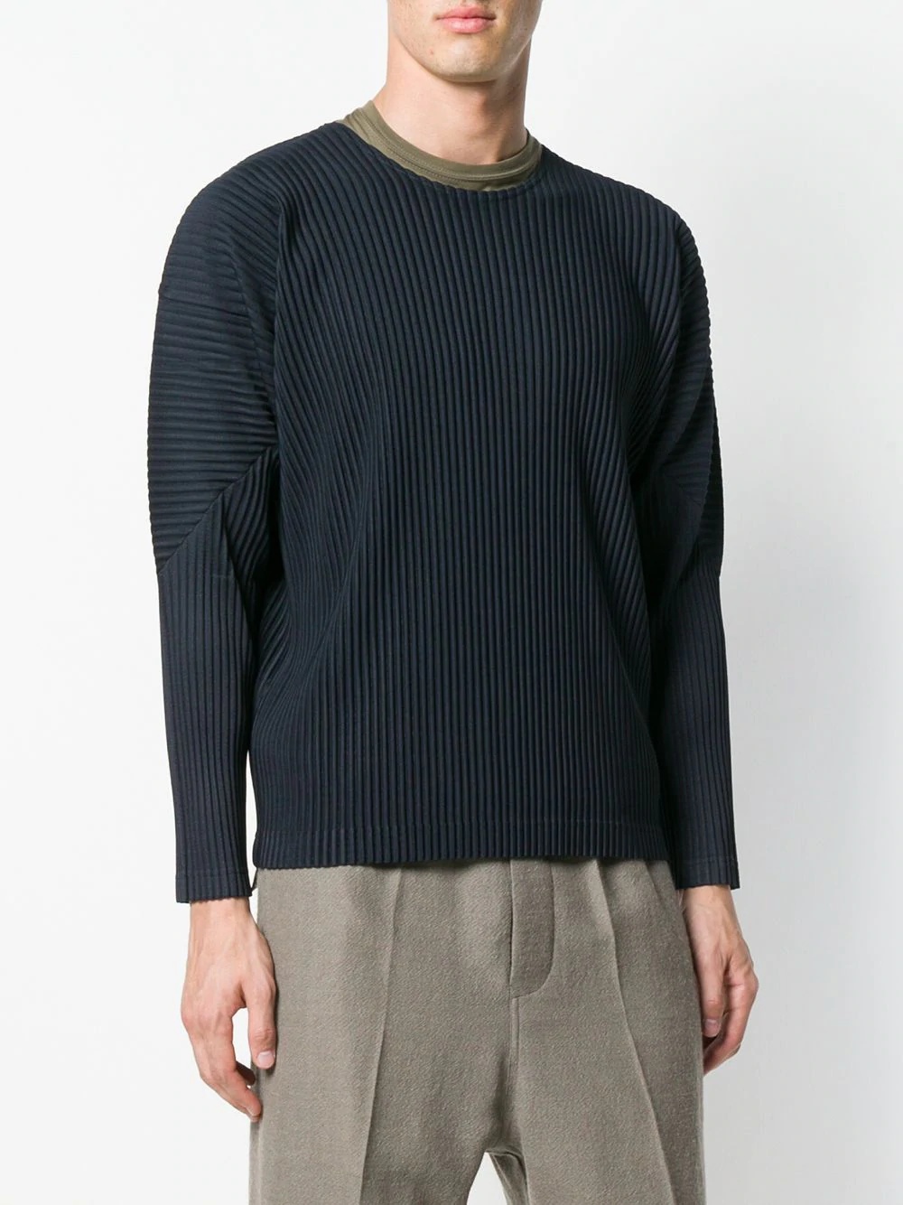 ribbed-style sweatshirt - 3