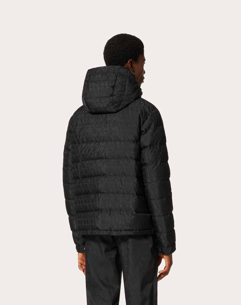 NYLON DOWN JACKET WITH TOILE ICONOGRAPHE PATTERN 4