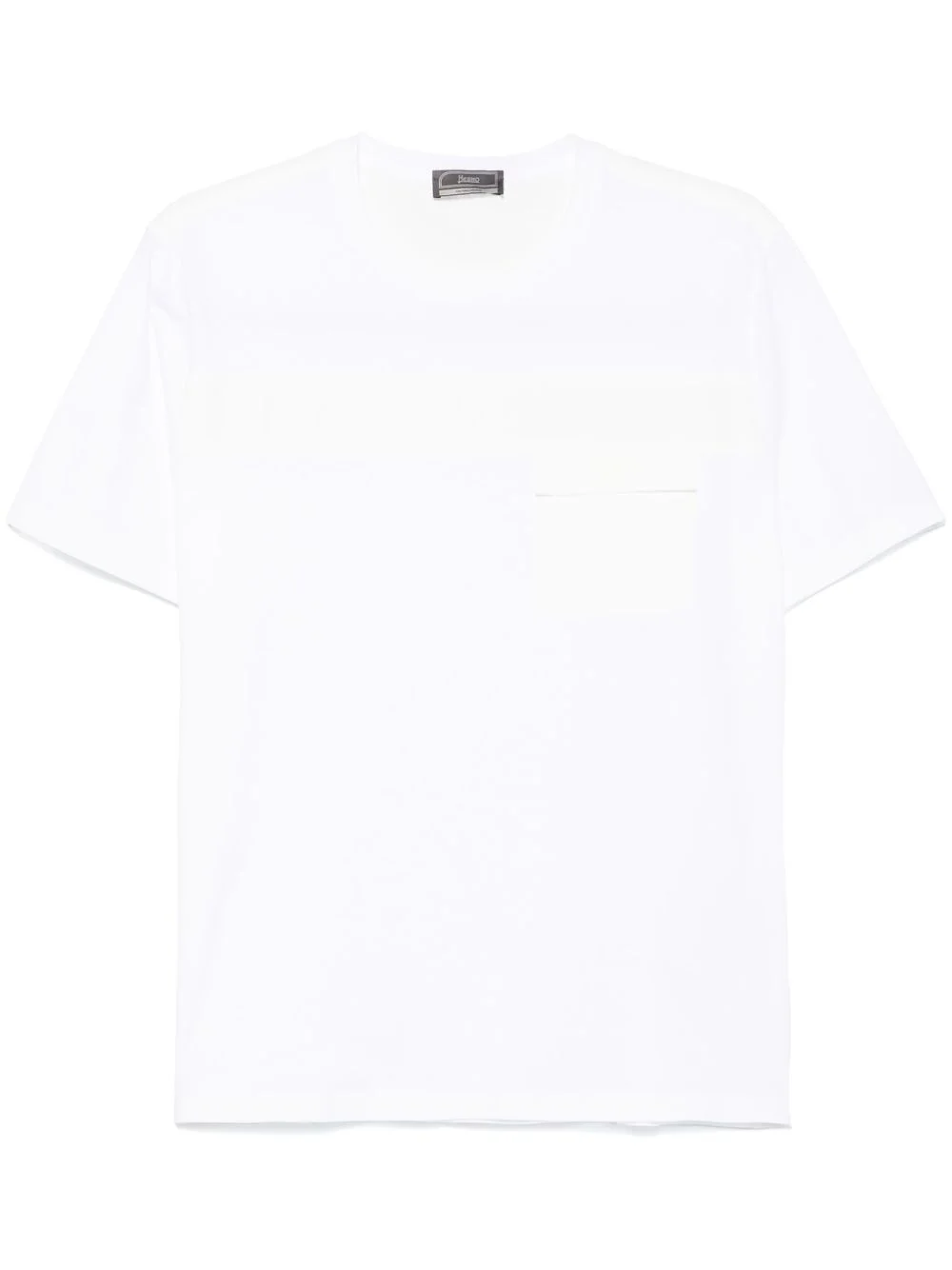 logo-debossed T-shirt - 1