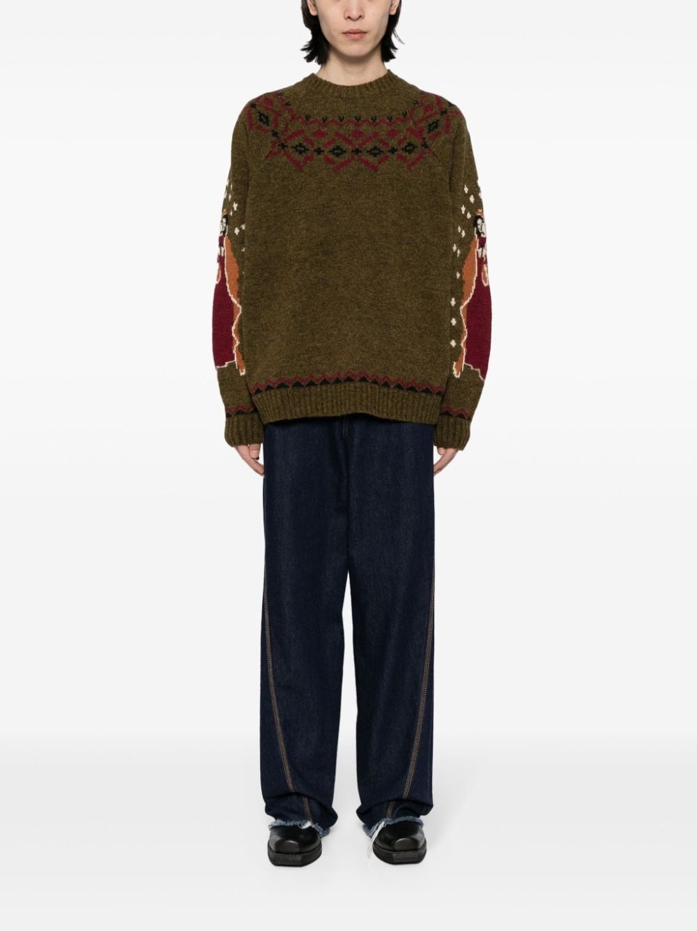 5G patterned-intarsia jumper - 2