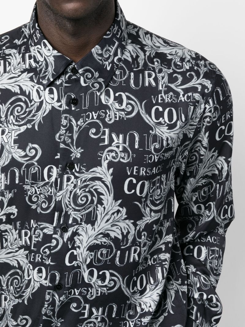 all-over baroque logo-print shirt - 5