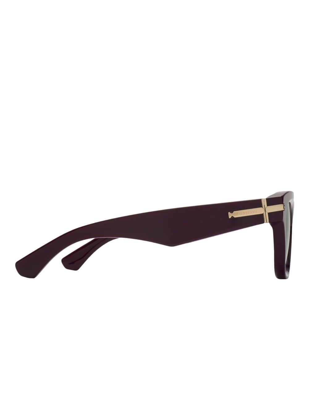 logo-engraved square-frame sunglasses - 2