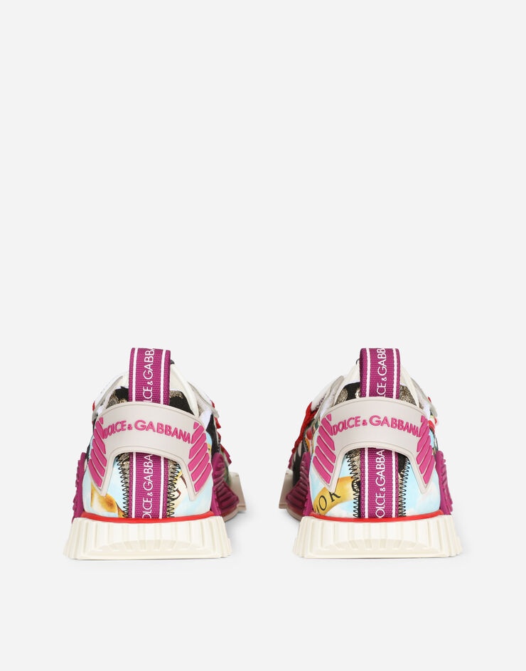 Patchwork fabric NS1 sneakers - 3