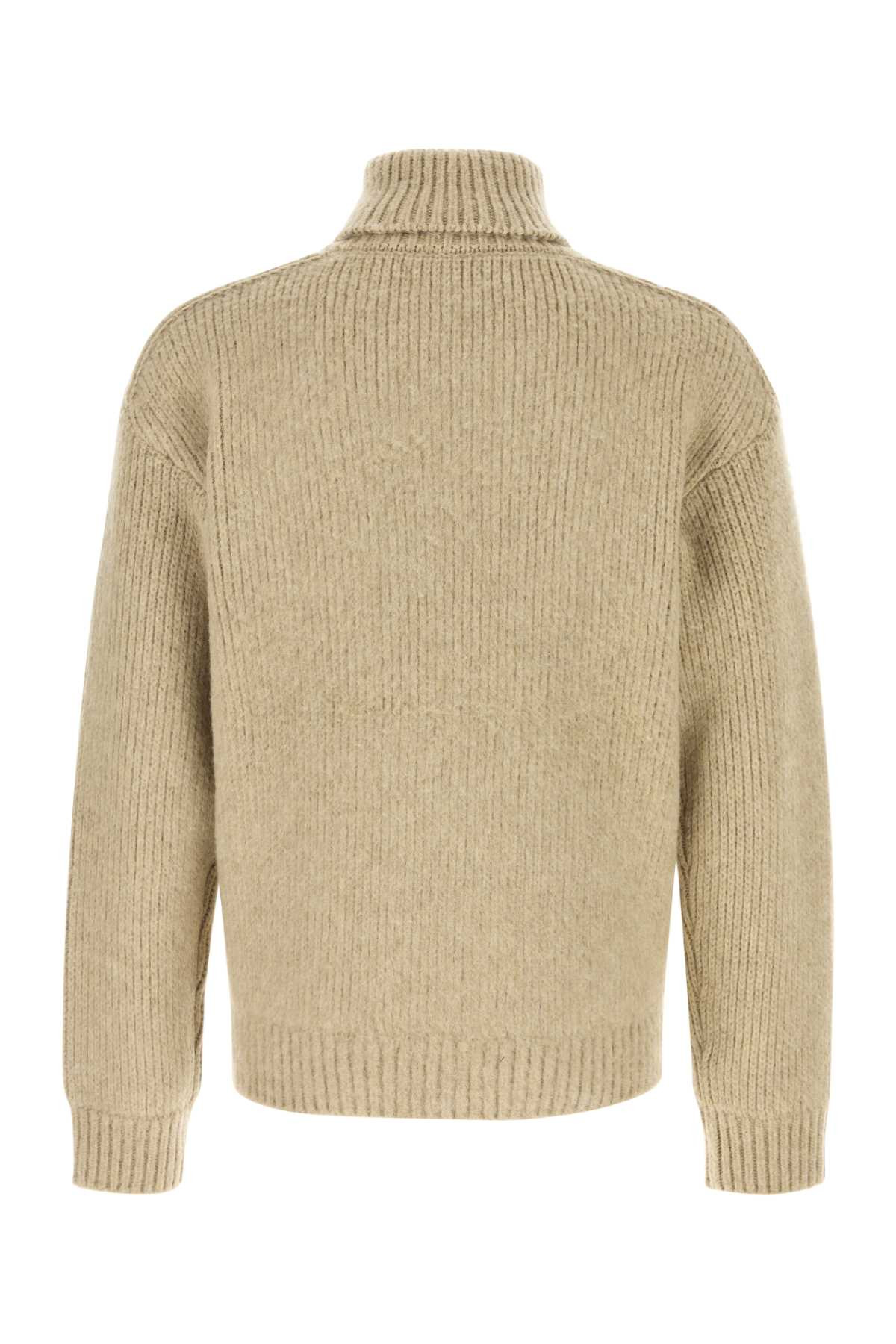 Burberry Men Cappuccino Wool Blend Sweater - 2
