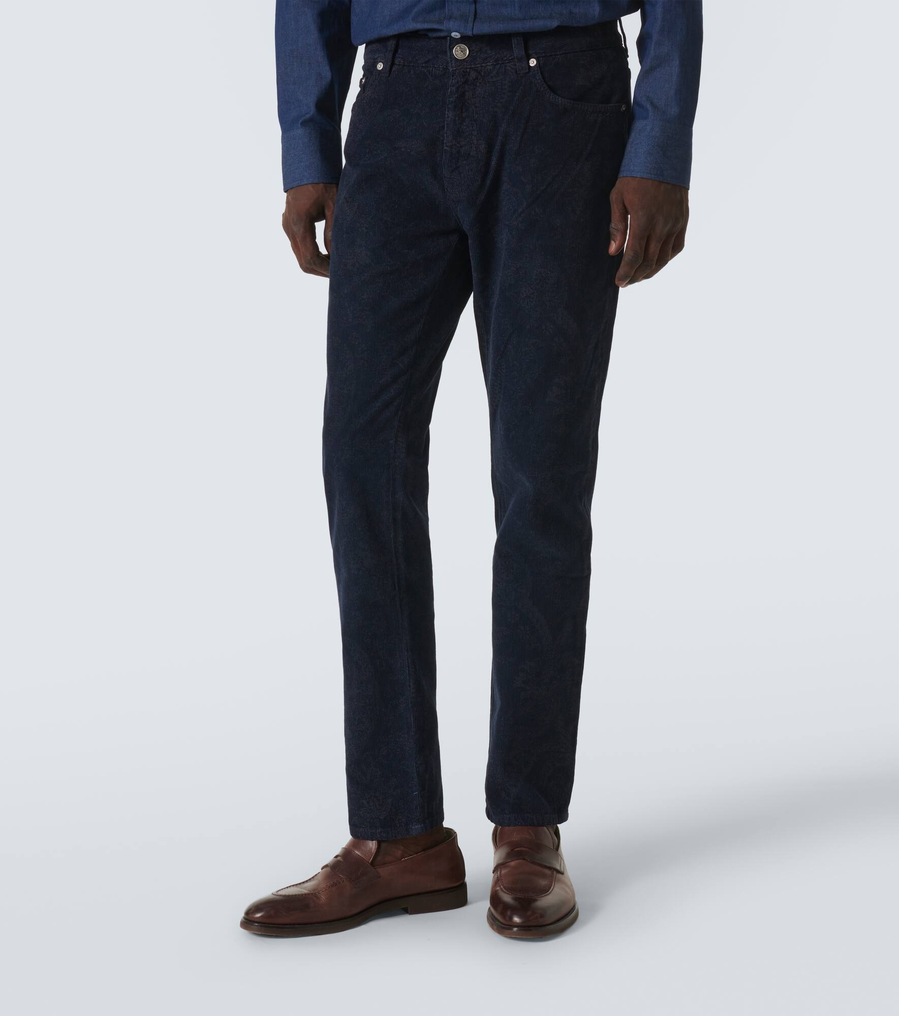 Printed straight jeans - 3