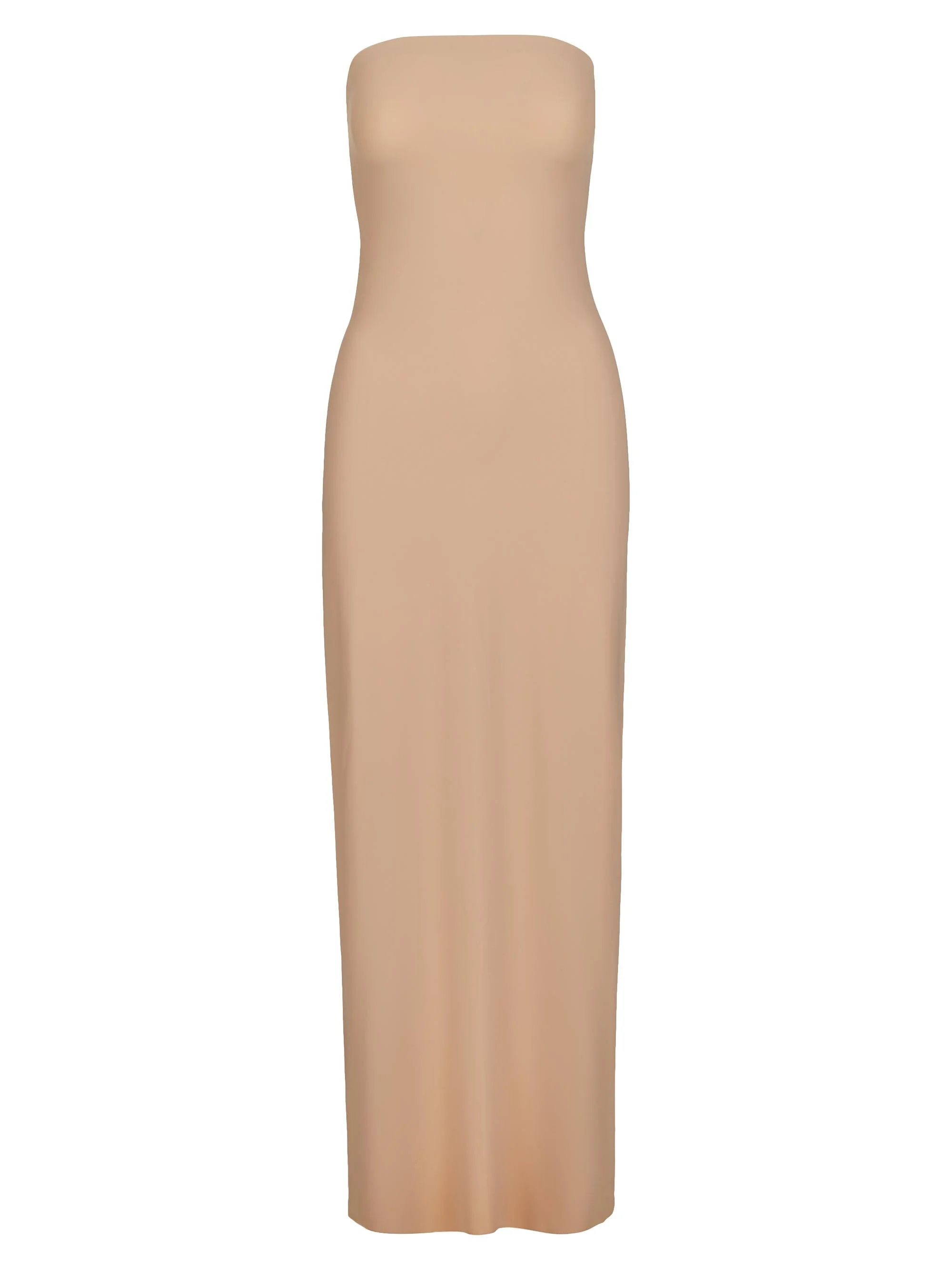 Women's Classic Strapless Maxi Slipdress - Beige - 1