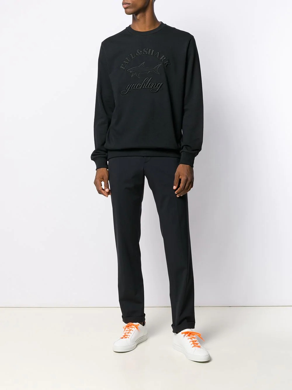 embroidered logo sweatshirt - 2