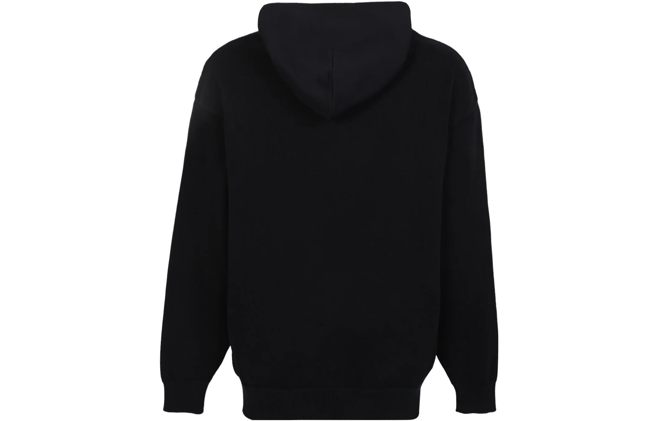Balenciaga Metallica Hoodie Medium Fit 'Black Orange' 743802T32698035 - 2