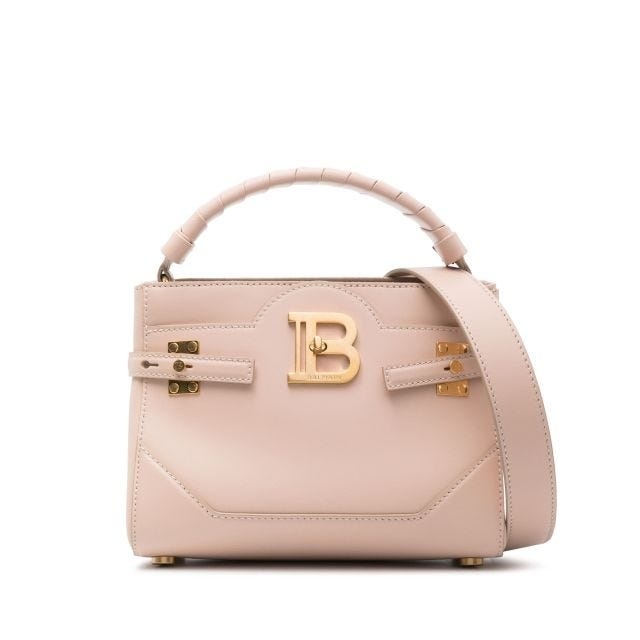 Pink B-Buzz leather tote bag - 1