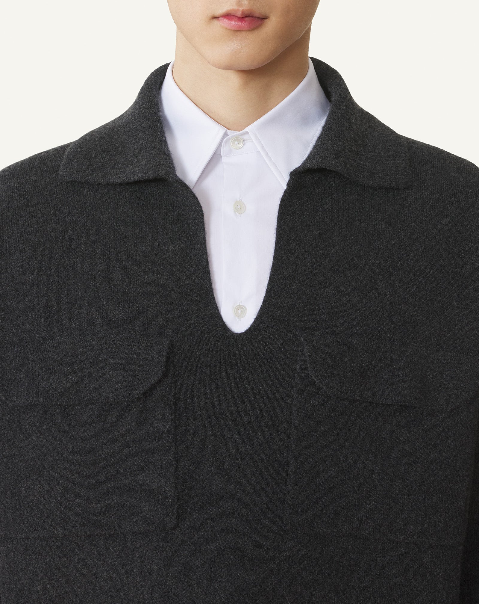 CASHMERE POLO SHIRT - 5